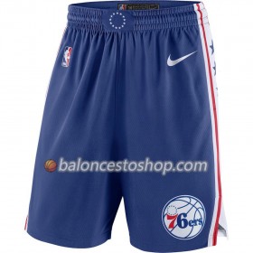 Philadelphia 76ers Hombre Pantalones Royal 2018-19 Nike Swingman
